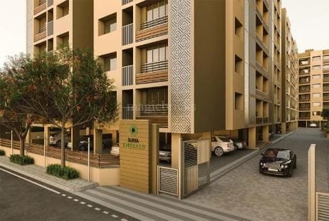 Kitchen Creation — Surya Emerald (Surya Group, Ambli, Ahmedabad)